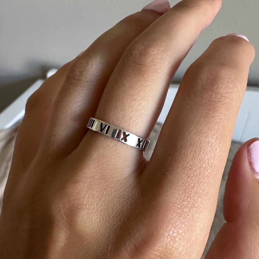 Tiffany Roman Numeral Ring
